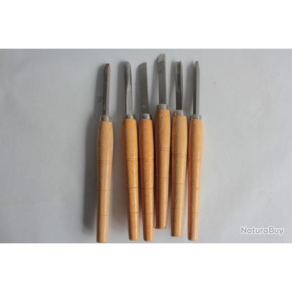 Lot 11 Outils de sculpteur ciseaux � main