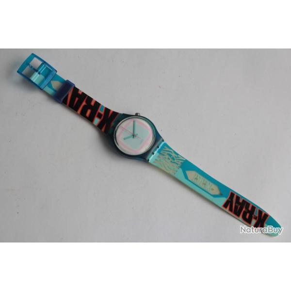 SWATCH Bracelet Montre Loomi X-Ray GN902 1997