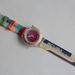 SWATCH Bracelet Montre Scuba 200 Bite the wave SDK912