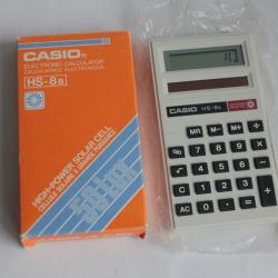 Calculatrice solaire vintage CASIO HS-8B
