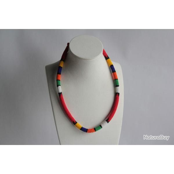 Collier africain perles Zoulou