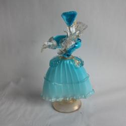 Sculpture verre Couple Marquis et marquise Murano