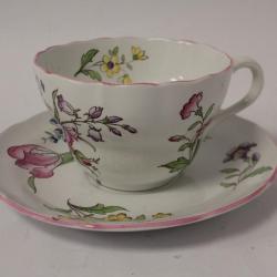 Tasse porcelaine Spode Marlborough Sprays Angleterre
