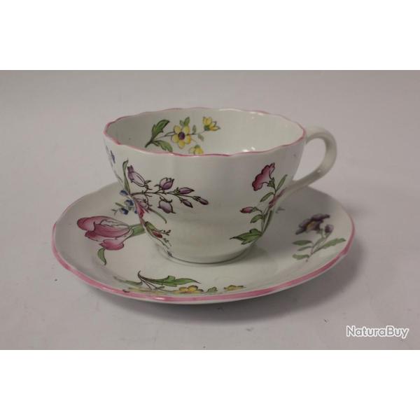 Tasse porcelaine Spode Marlborough Sprays Angleterre