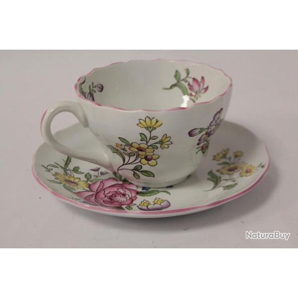 Tasse porcelaine Spode Marlborough Sprays Angleterre