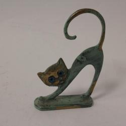 Porte bague Chat bronze