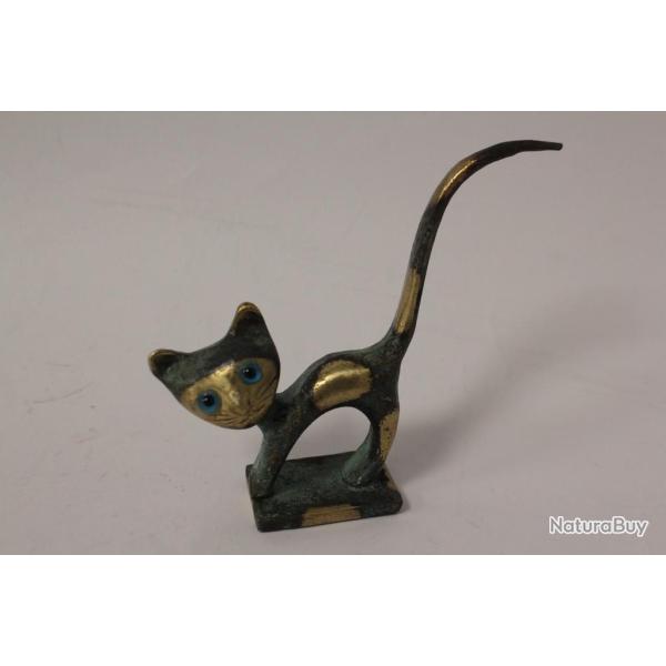 Porte bague Chat bronze