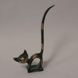 Porte bague Chat bronze