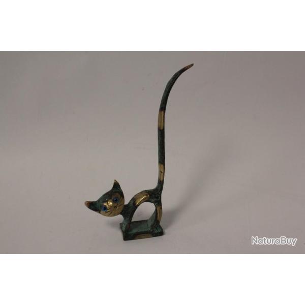 Porte bague Chat bronze
