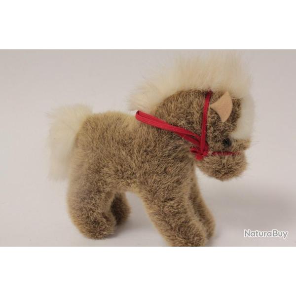 STEIFF Poney / Cheval Peluche mohair