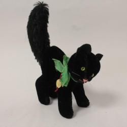 Peluche Chat Noir Teddy Hermann