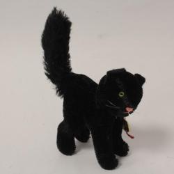Peluche Chat Noir Teddy Hermann