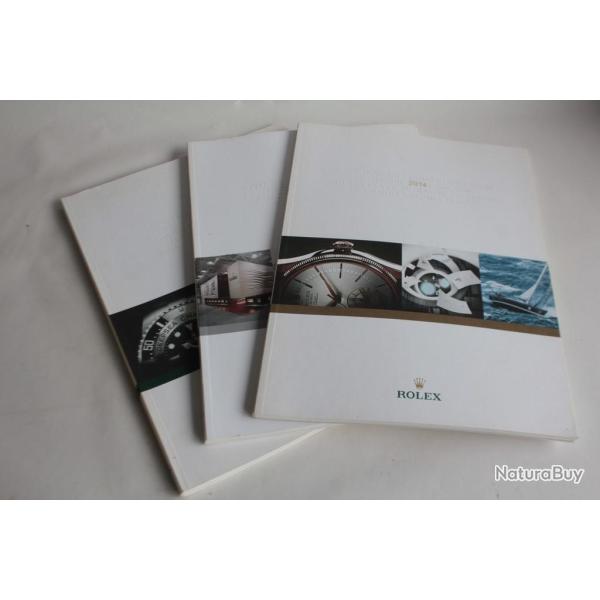 ROLEX Livres rtrospective moments forts annes 2012-13-14