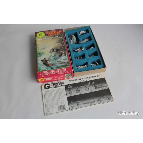 Figurines Grenadier Dragon Lords 1502 Monster Manuscript vol II 1986
