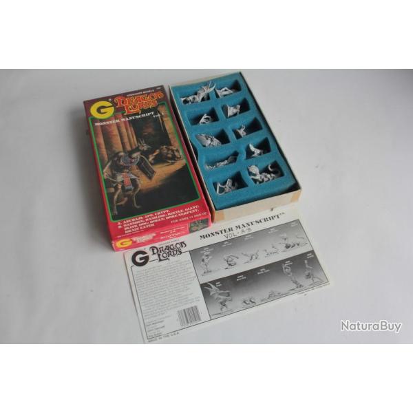 Figurines Grenadier Dragon Lords 1501 Monster Manuscript vol I 1986