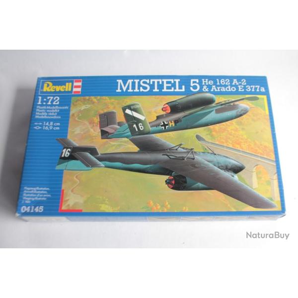 Maquette Avion kit Revell n�04145 Mistel 5 He 162A2 Arado E 377a