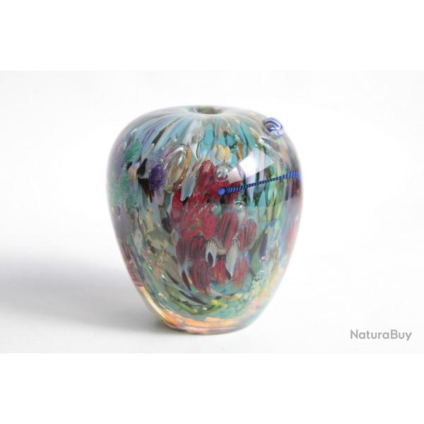 Vase presse-papier Josh SIMPSON verre souffl� Glass art