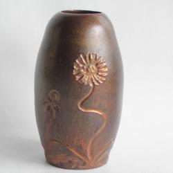 Vase céramique irisée Peter Ipsen Kjobenhavn Danemark Art Nouveau