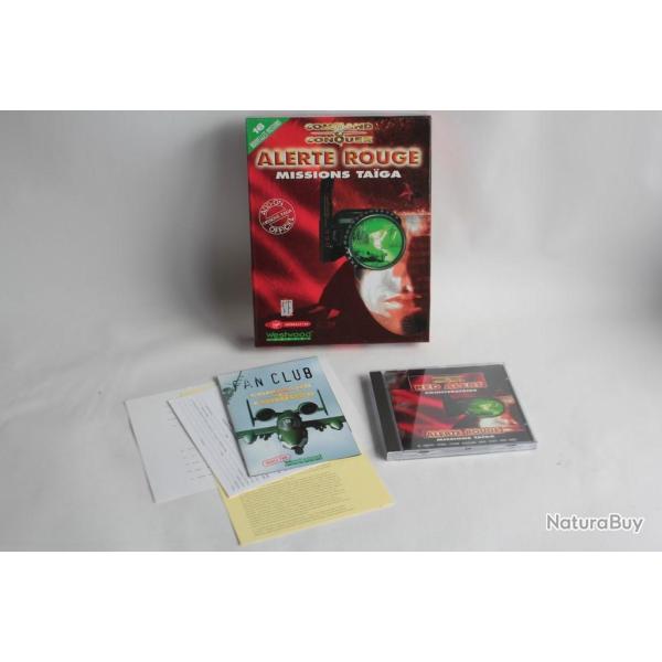 Jeu vido PC Alerte Rouge Mission Taga Big box PAL