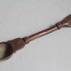 Ancienne Cuillère rituel Cuivre XVIIIe siècle Puja Inde