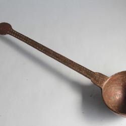 Ancienne Louche cuivre martelé