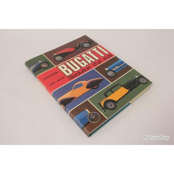 Livre Bugatti l'volution d'un style Paul Kestler 1975