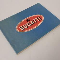 Bugatti Toute l'histoire de Bugatti texte italien 1980
