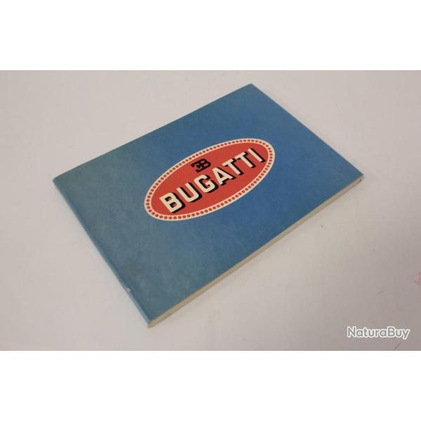 Bugatti Toute l'histoire de Bugatti texte italien 1980