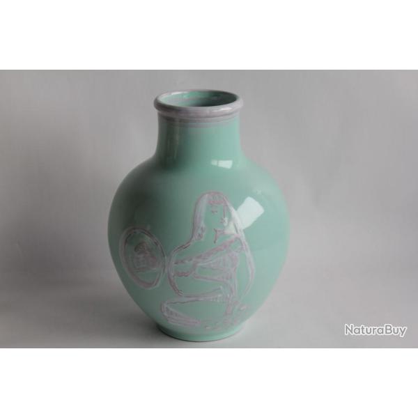 Vase c�ramique PEBA Peter Eisen-Picard B�le Suisse