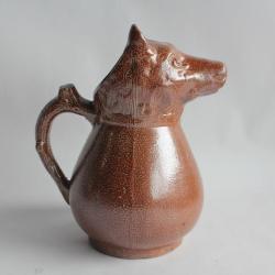 Ancien Pichet absinthe zoomorphe grès