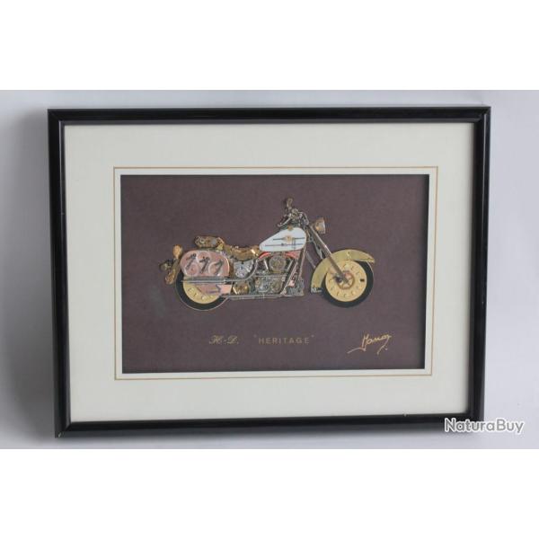 OEuvre horlog�re Moto Harley Davidson Heritage �tienne Marro