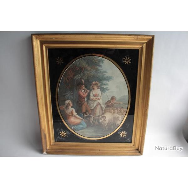 Gravure The evening William Hamilton RA XVIIIe sicle