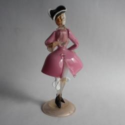 Sculpture verre Couple Marquis et marquise Murano