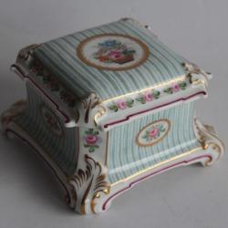 Ancienne Boite à bijoux porcelaine