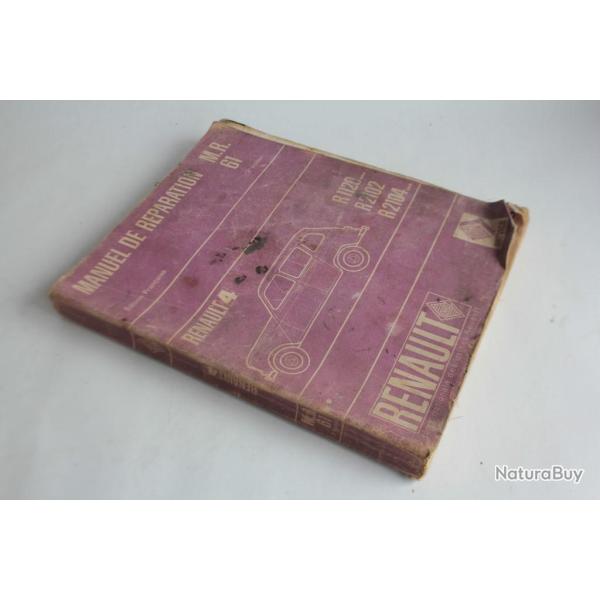 Manuel Technique automobile Renault 4  M.R. 61 1968 3e dition