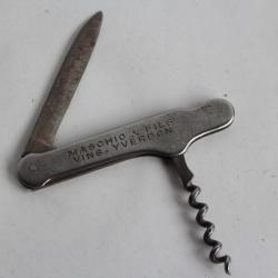 Tire-bouchon Couteau publicitaire Maschio Vins Yverdon Suisse