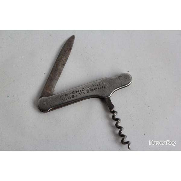 Tire-bouchon Couteau publicitaire Maschio Vins Yverdon Suisse