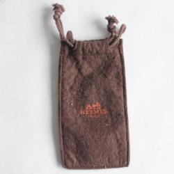 HERMES Sac à poussière Housse Dustbag 15 x 8 cm