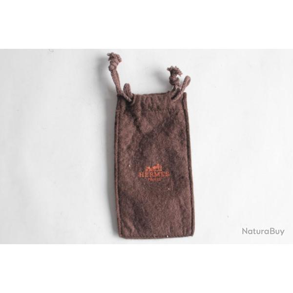 HERMES Sac � poussi�re Housse Dustbag 15 x 8 cm
