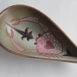 René MAUREL coupelle céramique signe astrologique Cancer Vallauris