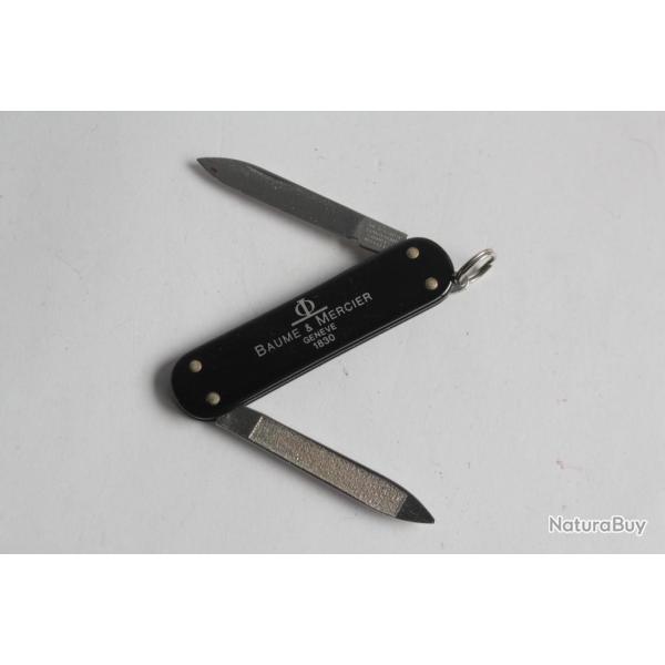 BAUME & MERCIER Couteau de poche publicitaire Montre Victorinox