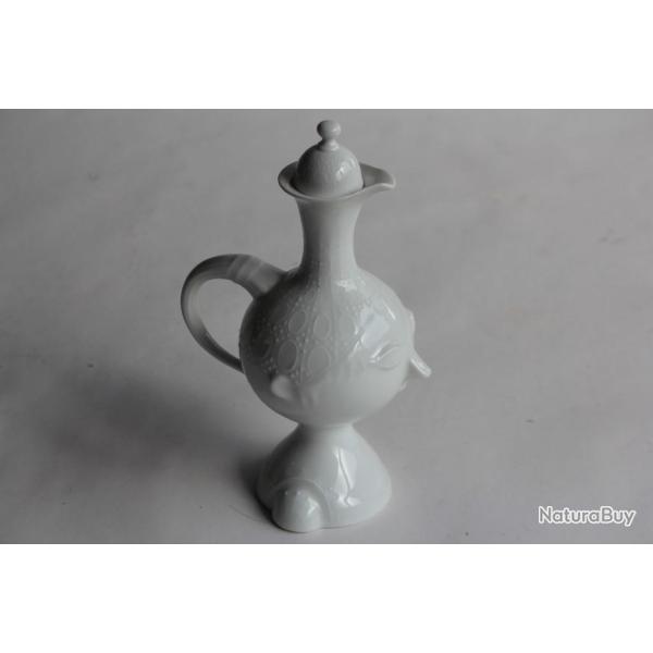 ROSENTHAL Vase porcelaine Bjorn Wiinblad The Lady Loves Birds