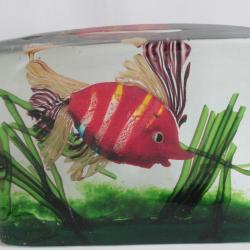MURANO Aquarium Poisson verre Gino Cenedese