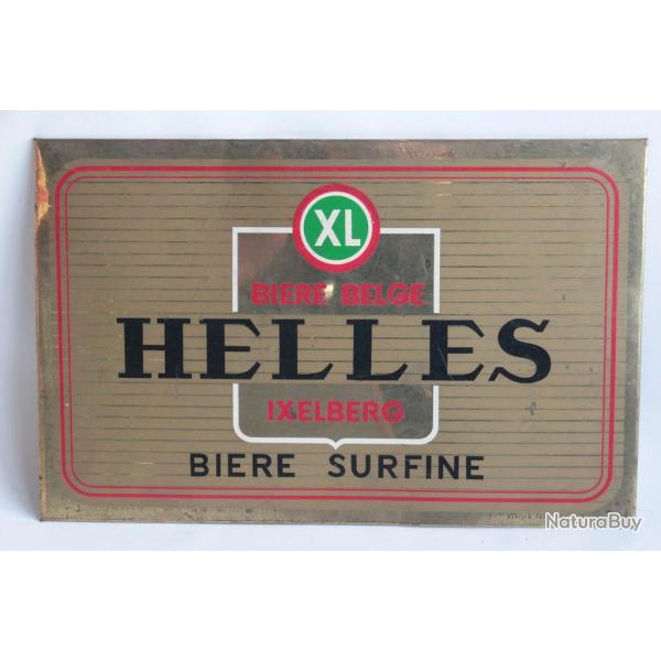 Ancienne publicit� Bi�re Belge Helles