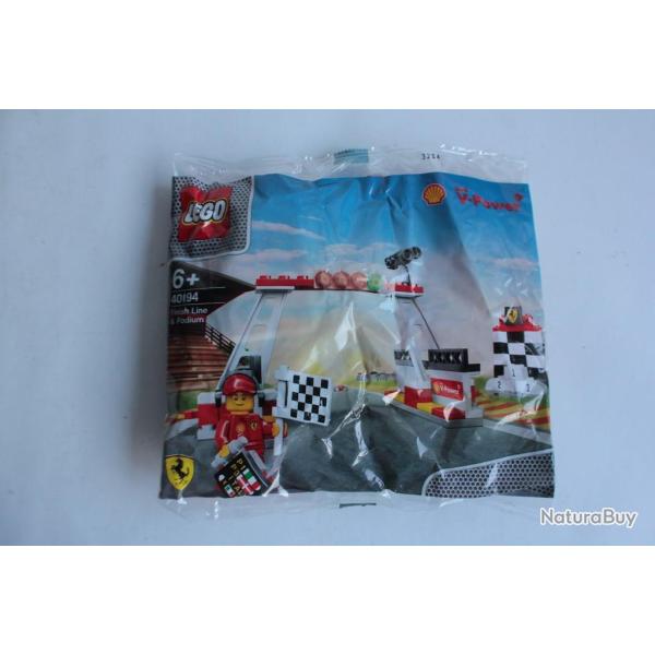 LEGO Finish ligne and podium Ferrari ref 40194