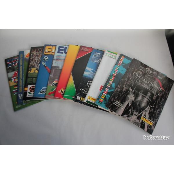 Lot 11 Albums stickers Panini Football neufs