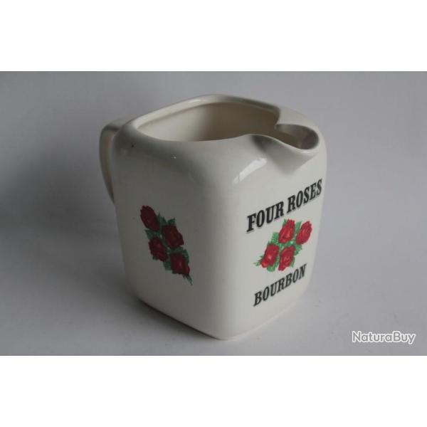 Pichet publicitaire c�ramique Four Roses Bourbon