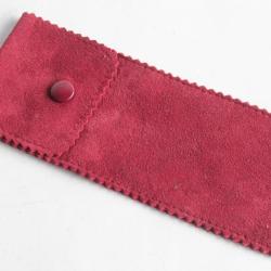 PATEK PHILIPPE Housse voyage montre daim 15 x 6 cm