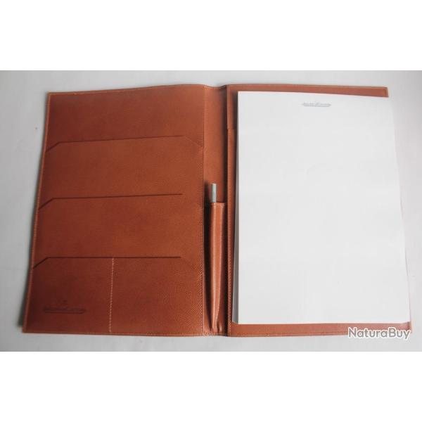 Jaeger LeCoultre Porte documents Bloc notes publicitaire montre Notebook