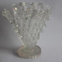 MURANO Vase Medusa verre iridescent Ercole BAROVIER